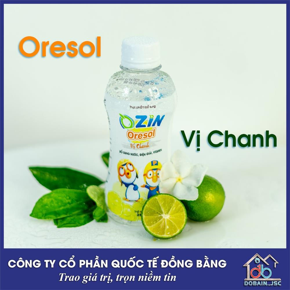 NƯỚC BÙ ĐIỆN GIẢI OZIN VỊ CHANH